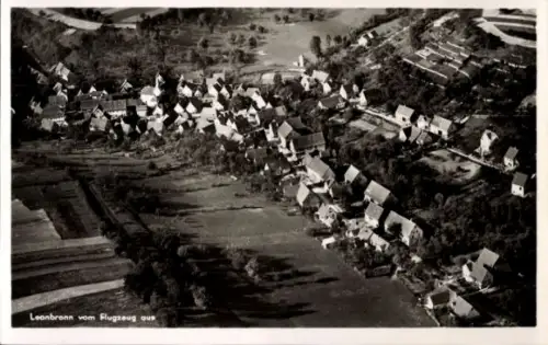 Ak Leonbronn Zaberfeld in Baden Württemberg, Luftaufnahme