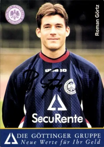 Autogrammkarte Fußballer Roman Görtz, Tennis Borussia Berlin, Autogramm
