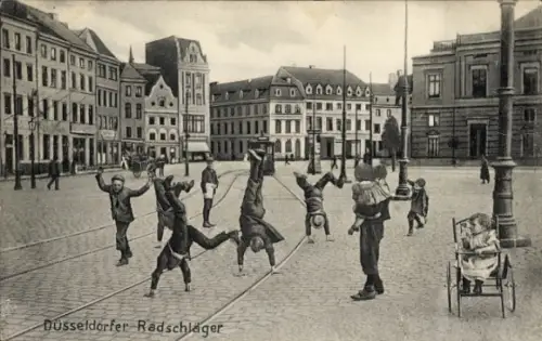 Ak Düsseldorf am Rhein, Düsseldorfer Radschläger