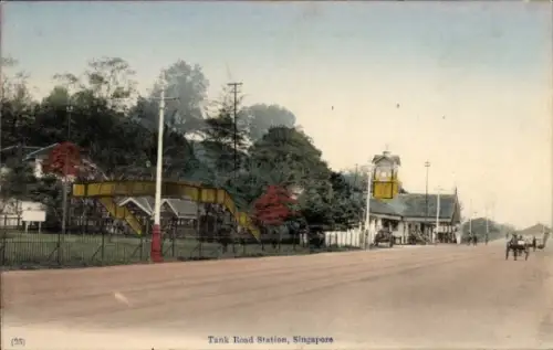 Ak Singapur, Tank Road Station, coloriert