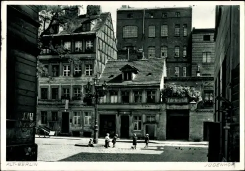 Ak Berlin Mitte, Altstadt, Jüdenhof, Kinder