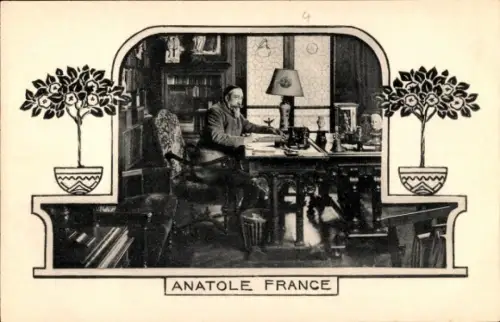 Passepartout Ak Anatole France, Französischer Dichter, Annales Politiques et Litteraires