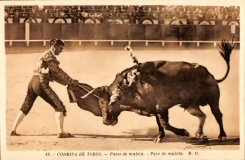 Ak-Stierkampf, Muleta-Pass