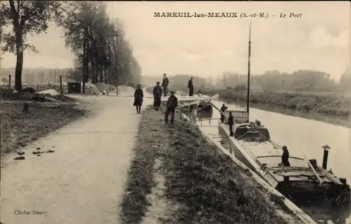 CPA Mareuil les Meaux Seine et Marne, Le Port