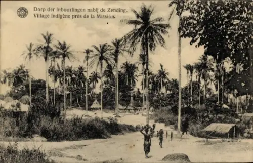 Ak Afrika, Village indigène près de la Mission