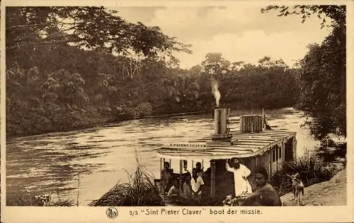CPA SS Sint Pieter Claver, boot der missie