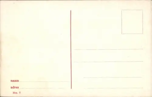 Ak Monnikendam Waterland Nordholland Niederlande, Windmühle