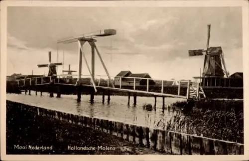 Ak Mooi Nederland, Hollandsche Molens