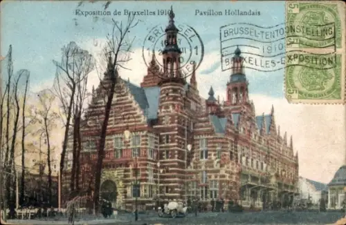 CPA Exposition de Bruxelles 1910, Pavillon Hollandais