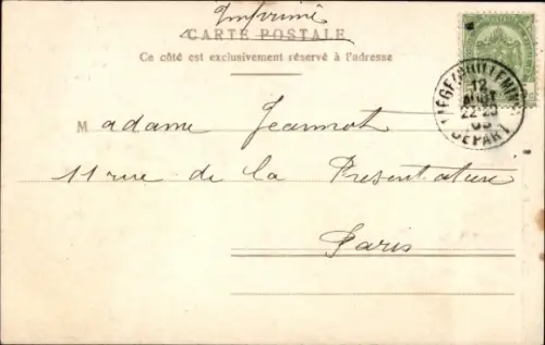 CPA Exposition Universelle de Liege 1905, Groupe a l'entree principale
