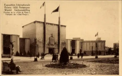 CPA Anvers Anvers Flandre, Exposition Internationale 1930, Pavillon de la Ville de Paris