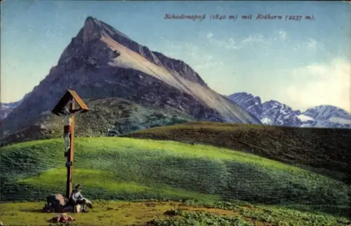 Photochromie Schadonapaß mit Rothorn