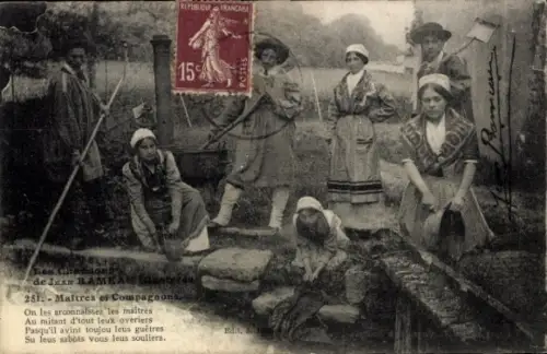 Ak Les Chansons de Jean Rameau, Maitres et Compagnons