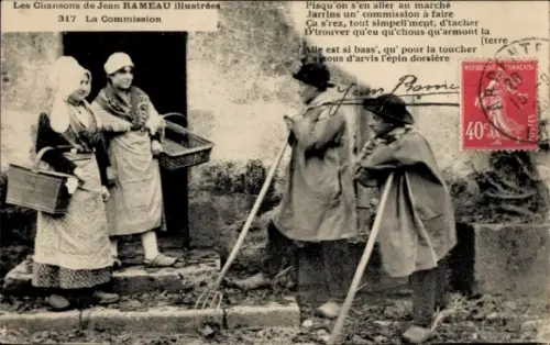 Lied Ak Les Chansons de Jean Rameau, La Commission