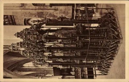 Ak Nürnberg, Bayerische Jubiläums Landesausstellung 1906, Sebaldusgrab,  P. Vischer,  Darstellung