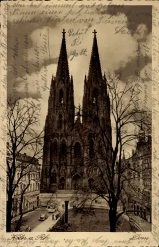 Ak Köln am Rhein, Dom