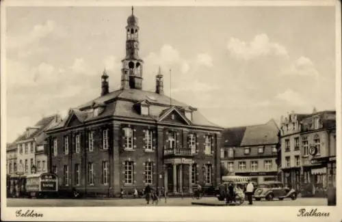 Ak Geldern am Niederrhein, Rathaus