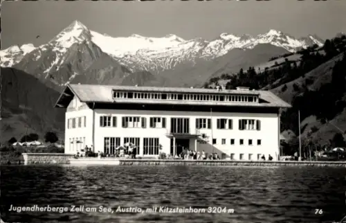 Ak Zell am See in Salzburg, Jugendherberge, Austria, Kitzsteinhorn