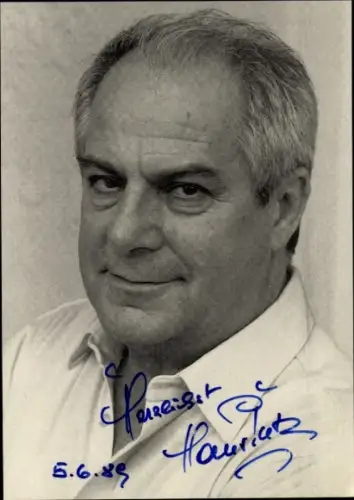 Ak Schauspieler Hans Putz junior, Portrait, Autogramm