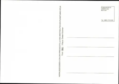 Ak Moderatorin Waltraud Höller, Portrait, Autogramm