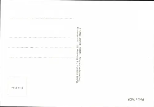 Ak Fernsehmoderator Werner Höfer, Portrait, Autogramm