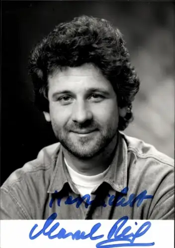 Ak Sportjournalist Marcel Reif, Portrait, Autogramm