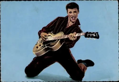 Ak Sänger Johnny Hallyday, Portrait