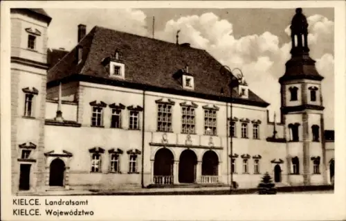 Ak Kielce Polen, Landratsamt  Województwo,  Architektur