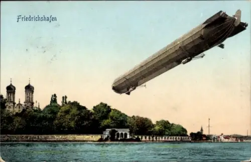 Ak Friedrichshafen am Bodensee, Zeppelin's Luftschiff