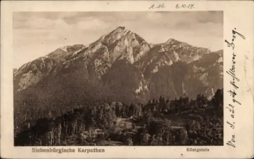 Ak Rumänien, Siebenbürgische Karpaten, Königstein