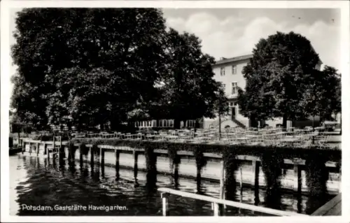 Ak Potsdam, Gaststätte Havelgarten, Auf dem Kiewitt, Inh. Hans Schulz