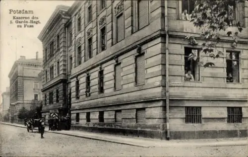 Ak Potsdam, Kaserne 1. Garde Regiment zu Fuß