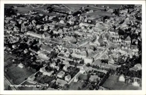 Ak Weilheim Tübingen am Neckar, Luftaufnahme