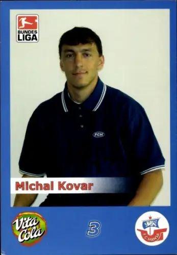 Autogrammkarte Fußballer Michal Kovar, FC Hansa Rostock, Autogramm
