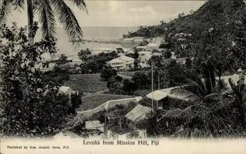 Ak Levuka Ovalau Fiji Fidschi, General view, Mission Hill