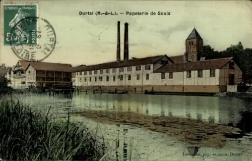 CPA Durtal Maine et Loire, Papeterie de Gouis