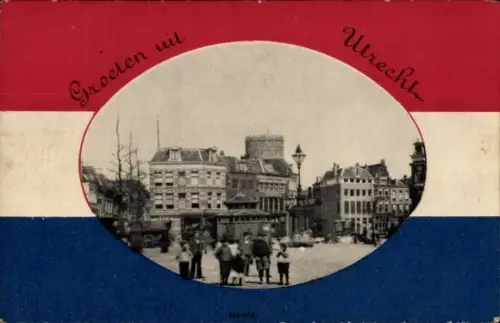 Passepartout Ak Utrecht Niederlande, Neude