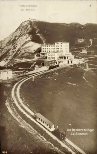 Ak Veytaux Kanton Waadt, Rochers de Naye, Le Sommet