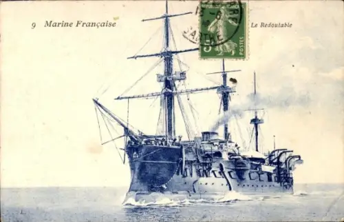 Ak Französisches Kriegsschiff, Le Redoutabole, Cuirassé, Marine Francaise