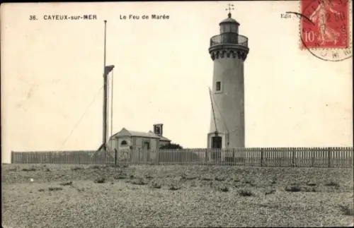 CPA Cayeux-sur-Mer Somme, Le Feu de Marée