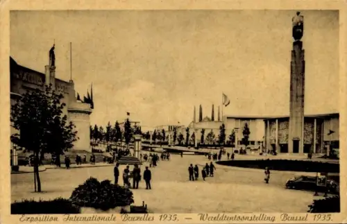 CPA Exposition Internationale Bruxelles 1935, Boulevard du Centenaire