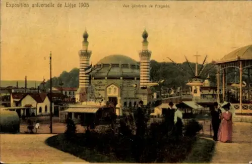 CPA Exposition universelle de Liege 1905, Vue générale de Fragnée