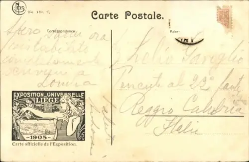 CPA Exposition universelle de Liege 1905, Vue générale de Fragnée