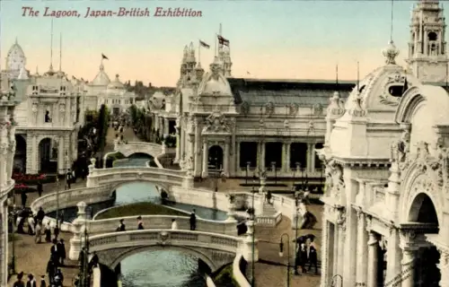 PC London City England, The Lagoon, Japan-British Exhibition