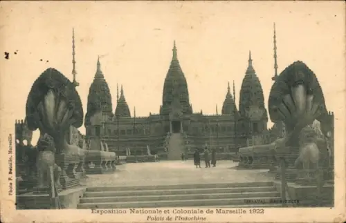 CPA Marseille Bouches du Rhône, Exposition Coloniale 1922, Palais de l'Indochine