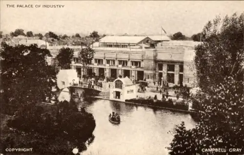 Ak Wembley London England, British Empire Exhibition 1924, The Palace of Industry