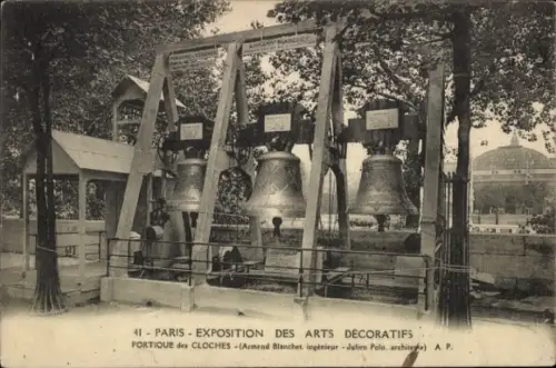 Ak Paris, Ausstellung für dekorative Kunst 1925, Les Cloches de Corbie