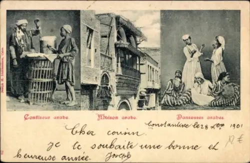 Ak Maghreb, arabischer Konditor, arabisches Haus, arabische Tänzer