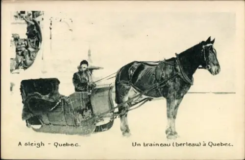 PC Quebec, Canada, A sleigh