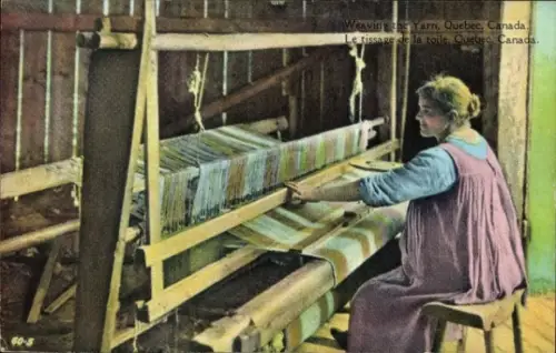 PC Quebec, Canada, Weaving the Yarn
